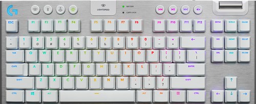 Logitech G G915 Tkl toetsenbord RF-draadloos + Bluetooth QWERTY Engels Wit