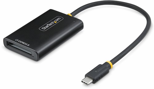 StarTech.com USB-C CFexpress Type B Kaartlezer, USB 10Gbps, Draagbare Compact Flash Card Reader, USB Type-C naar CF Express 2.0 Adapter, Werkt met elk Besturingssysteem