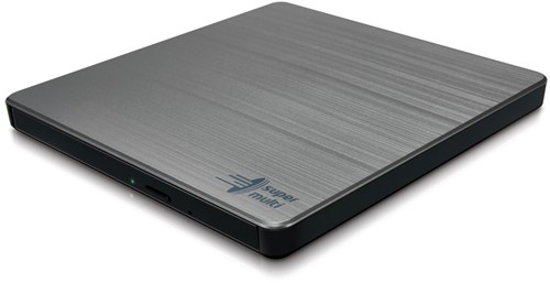 Hitachi-LG Slim Portable DVD-Writer optisch schijfstation DVD±RW Zilver