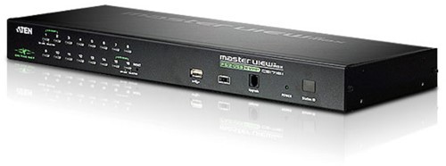 ATEN 1-Lokaal/Op Afstand Delen en Toegang, 16-Poorts PS/2 USB VGA KVM over IP Schakelaar