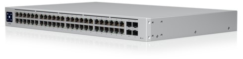 Ubiquiti Networks UniFi USW-48-POE netwerk-switch Managed L2 Gigabit Ethernet (10/100/1000) Power over Ethernet (PoE) 1U Roestvrijstaal