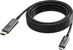 Vision TC 10MUSBCHDMI+/BL video kabel adapter 10 m USB Type-C HDMI Type A (Standaard) Zwart