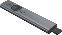 Logitech 910-004861 Draadloze presenter Bluetooth/RF Grijs