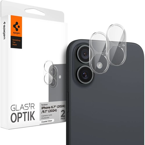 Spigen Glas.tR Optik Cameralensbeschermer Apple 2 stuk(s)