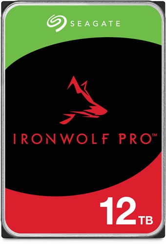 Seagate IronWolf Pro ST12000NT001 4 PACK interne harde schijf 3.5" 12 TB SATA III