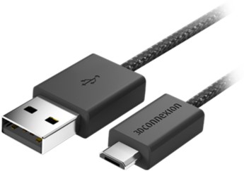 3Dconnexion 3DX-700088 USB-kabel 1,5 m USB A Micro-USB B Zwart