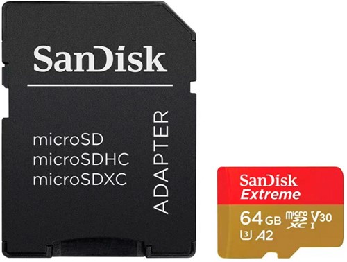 SanDisk Extreme PLUS 64 GB MicroSDXC Klasse 10