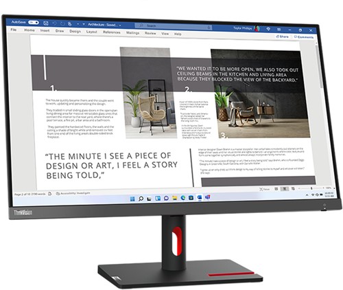Lenovo ThinkVision S27i-30 LED display 68,6 cm (27") 1920 x 1080 Pixels Full HD Grijs
