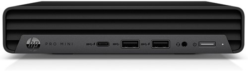 HP Pro 400 G9 Intel® Core™ i3 i3-14100T 8 GB DDR5-SDRAM 256 GB SSD Windows 11 Pro Mini PC Zwart