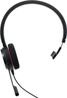 Jabra Evolve 20 MS Mono Headset Bedraad Hoofdband Kantoor/callcenter USB Type-A Zwart-3