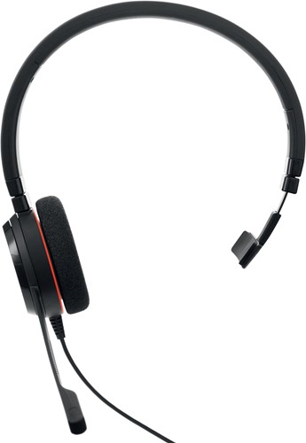 Jabra Evolve 20 MS Mono Headset Bedraad Hoofdband Kantoor/callcenter USB Type-A Zwart-3