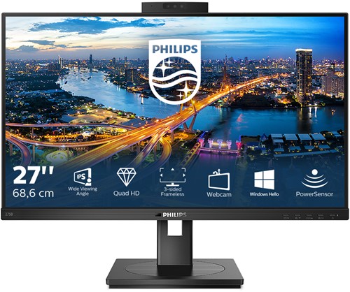 Philips B Line 275B1H/00 computer monitor 68,6 cm (27") 2560 x 1440 Pixels 2K Ultra HD LED Zwart