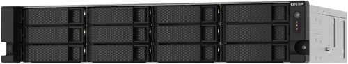 QNAP TS-1273AU-RP-8G data-opslag-server NAS Rack (2U) Ethernet LAN Aluminium, Zwart V1500B