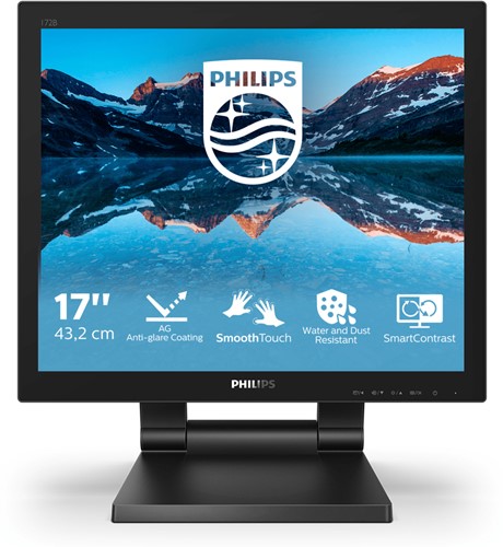 Philips 172B9TL/00 computer monitor 43,2 cm (17") 1280 x 1024 Pixels Full HD LCD Touchscreen Zwart