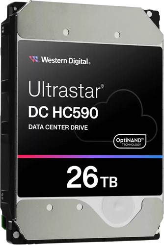 Western Digital DC HC590 interne harde schijf 26 TB 7200 RPM 3.5" SATA-3