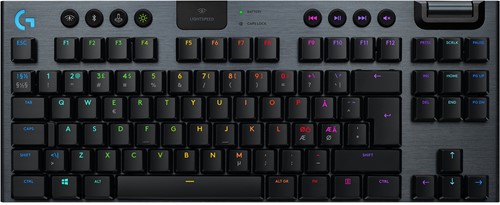 Logitech G G915 Tkl toetsenbord RF-draadloos + Bluetooth QWERTY Engels Koolstof