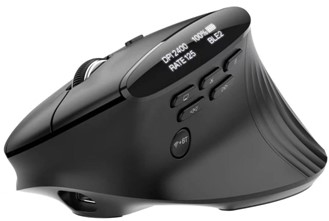 Acer Smart Fit Vertical Mouse - Retail pack muis Rechtshandig RF-draadloos + Bluetooth 8000 DPI