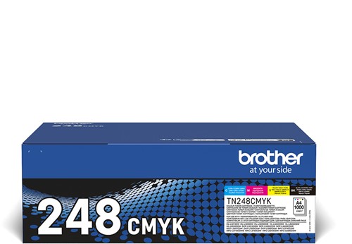 Brother TN-248VAL tonercartridge 4 stuk(s) Origineel Zwart, Cyaan, Magenta, Geel
