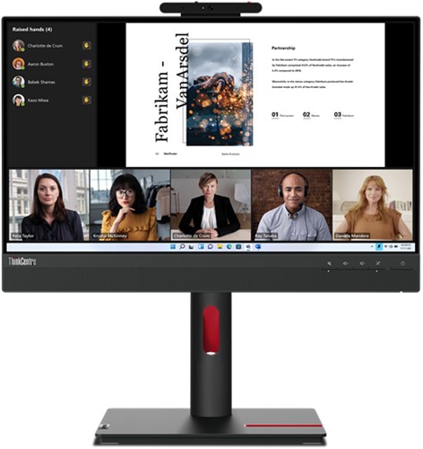 Lenovo ThinkCentre Tiny-In-One 22 computer monitor 54,6 cm (21.5") 1920 x 1080 Pixels Full HD LED Touchscreen Zwart