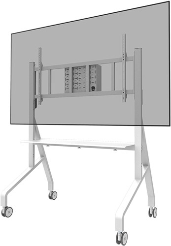 Neomounts FL50-575WH1 TV trolley 65-110" - snelle installatie - TÜV