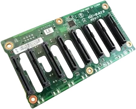 Lenovo 7XH7A05906 drive bay panel 2.5" I/O ports paneel Groen
