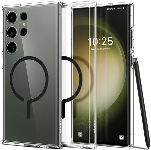 Spigen ACS05621 mobiele telefoon behuizingen 17,3 cm (6.8") Hoes Zwart, Transparant