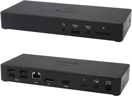 i-tec Thunderbolt 3 3x Display Docking Station + Power Delivery 96W