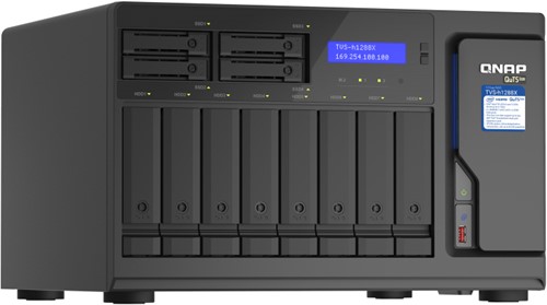 QNAP TVS-h1288X NAS Tower Ethernet LAN Zwart W-1250-2