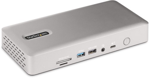 StarTech.com 132UE-TB4USB4DOCK laptop dock & poortreplicator Bedraad Thunderbolt 4 Grijs