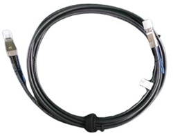 DELL 470-ABDR Serial Attached SCSI (SAS)-kabel 2 m 12 Gbit/s Zwart, Metallic