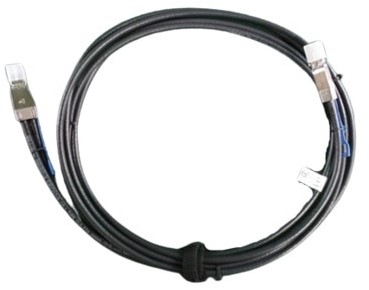 DELL 470-ABDR Serial Attached SCSI (SAS)-kabel 2 m 12 Gbit/s Zwart, Metallic