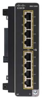 Cisco IEM-3300-8P= netwerk-switch Managed L2 Gigabit Ethernet (10/100/1000) Power over Ethernet (PoE) Zwart