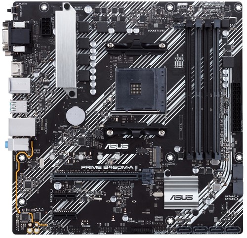 ASUS PRIME B450M-A II AMD B450 Socket AM4 micro ATX