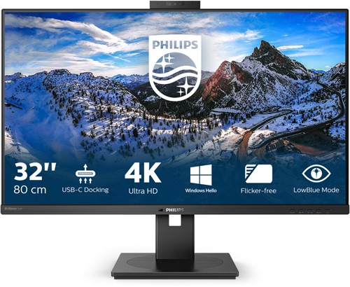 Philips P Line 329P1H/00 LED display 80 cm (31.5") 3840 x 2160 Pixels 4K Ultra HD Zwart