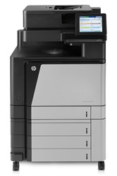 HP Color LaserJet Enterprise Flow M880z multifunctionele printer, Printen, kopiëren, scannen, faxen, Invoer voor 200 vel; Printen via USB-poort aan voorzijde; Scans naar e-mail/pdf; Dubbelzijdig print