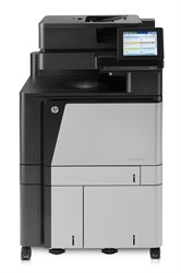 HP Color LaserJet Enterprise Flow M880z+ multifunctionele printer, Printen, kopiëren, scannen, faxen, Invoer voor 200 vel; Printen via USB-poort aan voorzijde; Scans naar e-mail/pdf; Dubbelzijdig prin