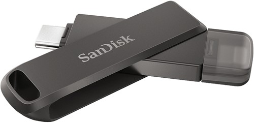SanDisk iXpand USB flash drive 128 GB USB Type-C / Lightning 3.2 Gen 1 (3.1 Gen 1) Zwart