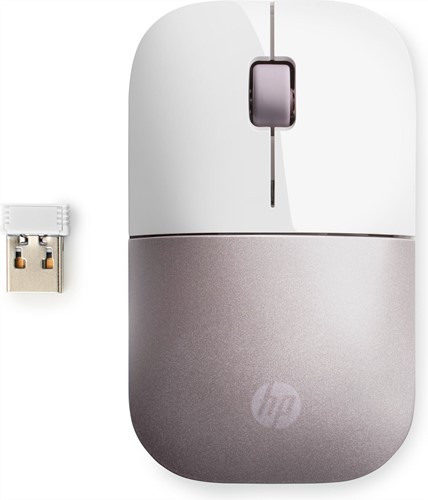 HP draadloze muis Z3700 - wit/roze