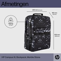 HP Campus XL Backpack, Marble Stone-3