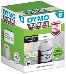 DYMO Durable Wit Zelfklevend printerlabel