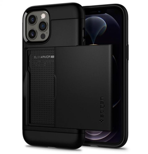 Spigen ACS01707 mobiele telefoon behuizingen 15,5 cm (6.1") Hoes Zwart