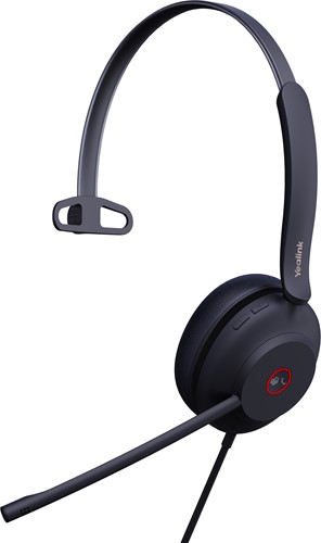 Yealink UH37 Mono UC Headset Bedraad Hoofdband Kantoor/callcenter USB Type-A Zwart