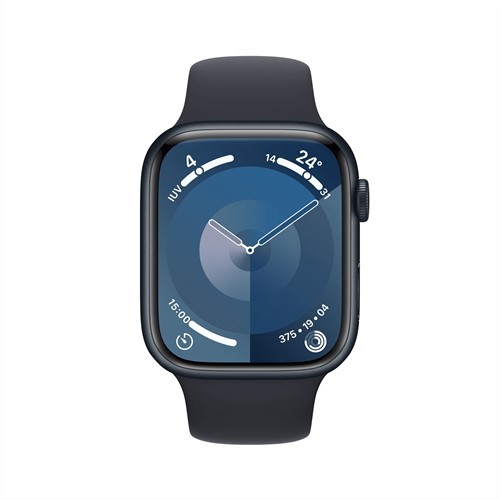 Apple Watch Series 9 45 mm Digitaal 396 x 484 Pixels Touchscreen Zwart Wifi GPS OfficeGrip BV