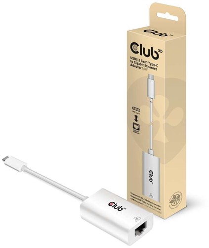 CLUB3D USB3.2 Gen1 Type-C to Gigabit Ethernet Adapter M/F