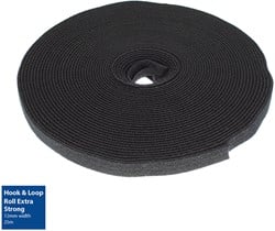 ACT CT4041 klittenband Nylon, Polypropyleen Zwart 1 stuk(s)