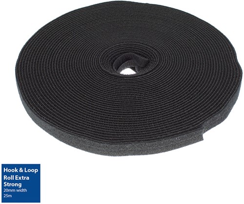 ACT Klittenband rol extra sterk 20mm, 25m