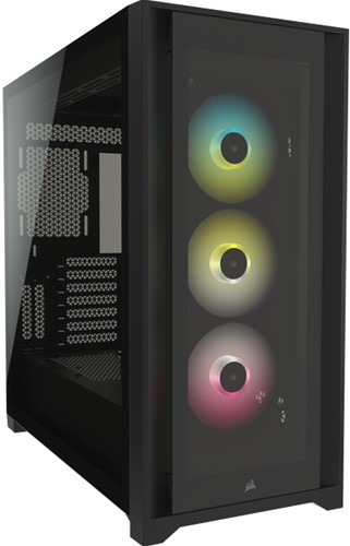 Corsair iCUE 5000X RGB Midi Tower Zwart