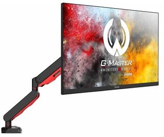 iiyama DSG3001C-R1 flat panel bureau steun 76,2 cm (30") Zwart, Rood-2