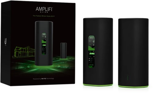 AmpliFi Alien WiFi Kit draadloze router Gigabit Ethernet Dual-band (2.4 GHz / 5 GHz) 4G Zwart, Groen