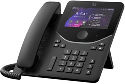 Cisco DESK PHONE 9871 CARBON IP telefoon Zwart, Koolstof LCD Wifi